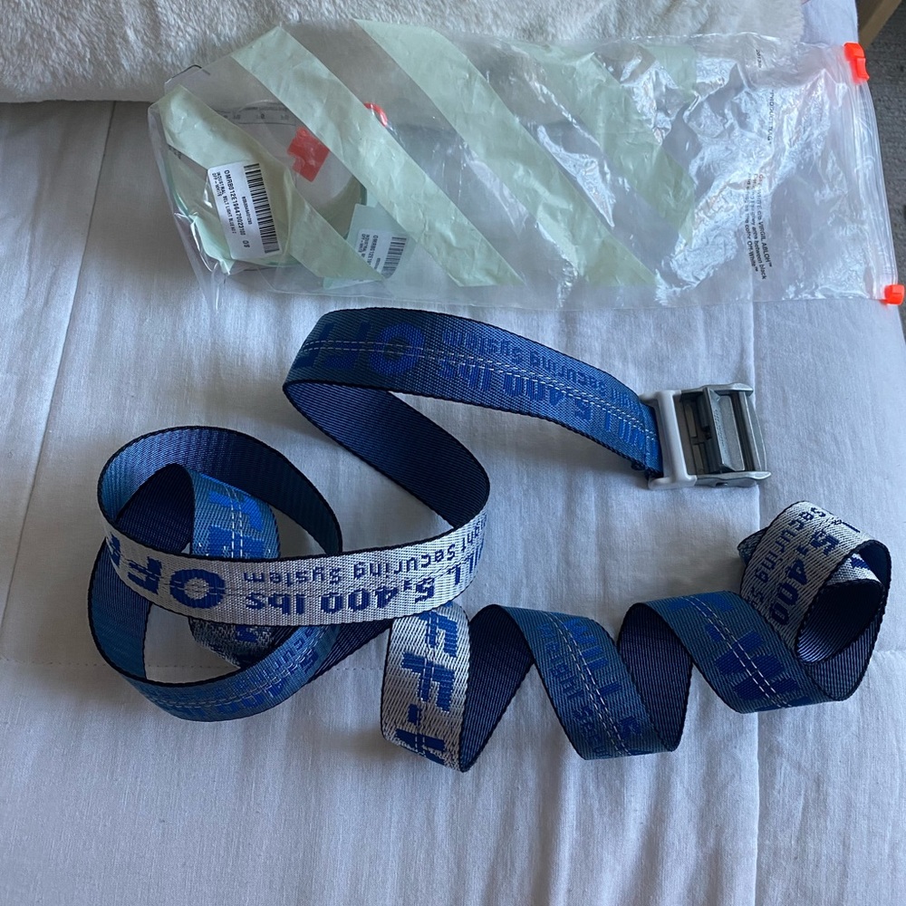 Off-White Industrial belt- blue gradient